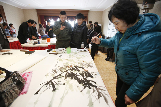 长春中海紫金苑举办工商联书画院成立大会