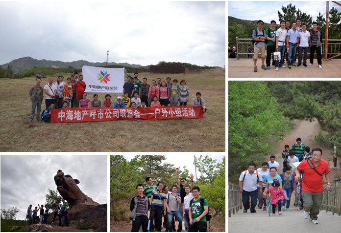 呼市公司组织“决战大青山之巅”主题户外登山活动