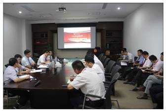 合肥公司举行2013年上半年部门负责人述职会