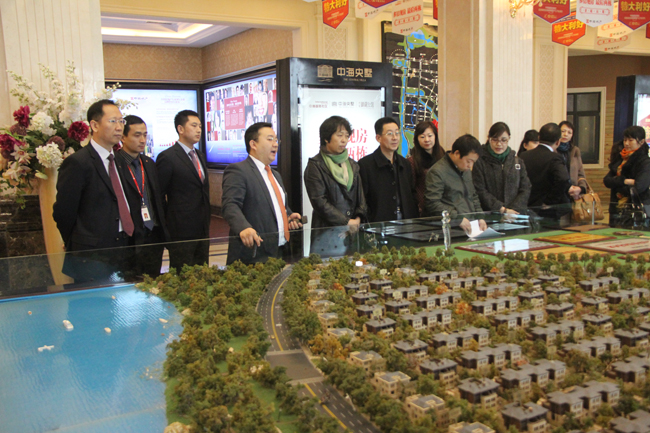 银川市住房保障局及房地产业协会领导一行考察调研中海国际社区项目